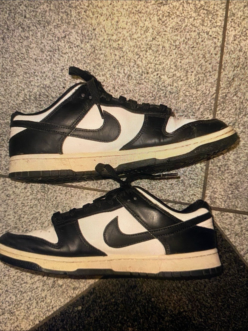 Nike Black and White Low-Top Sneakers